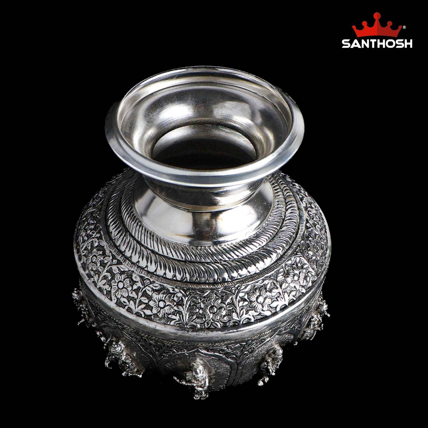 Sacred Needs Copper Dasavatharam Kodam – 8.5 Inch (21.6 cm) Height | Traditional Copper Dasavatharam Pot for Temple Rituals, Abhishekam & Pooja