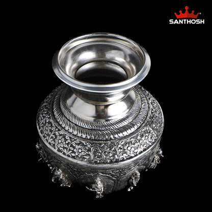 Sacred Needs Copper Dasavatharam Kodam – 8.5 Inch (21.6 cm) Height | Traditional Copper Dasavatharam Pot for Temple Rituals, Abhishekam & Pooja