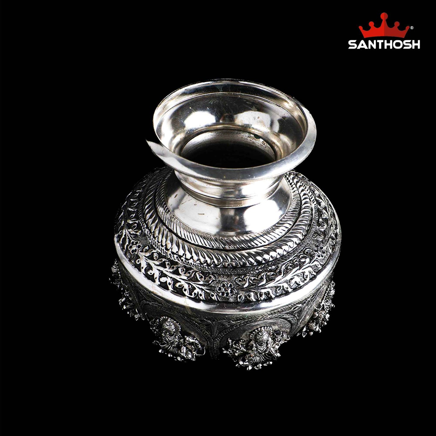 Sacred Needs Copper Ashtalakshmi Kodam SP – 8.5 Inch (21.6 cm) Height | Traditional Copper Kalash Kodam for Pooja, Temple Rituals & Spiritual Decor