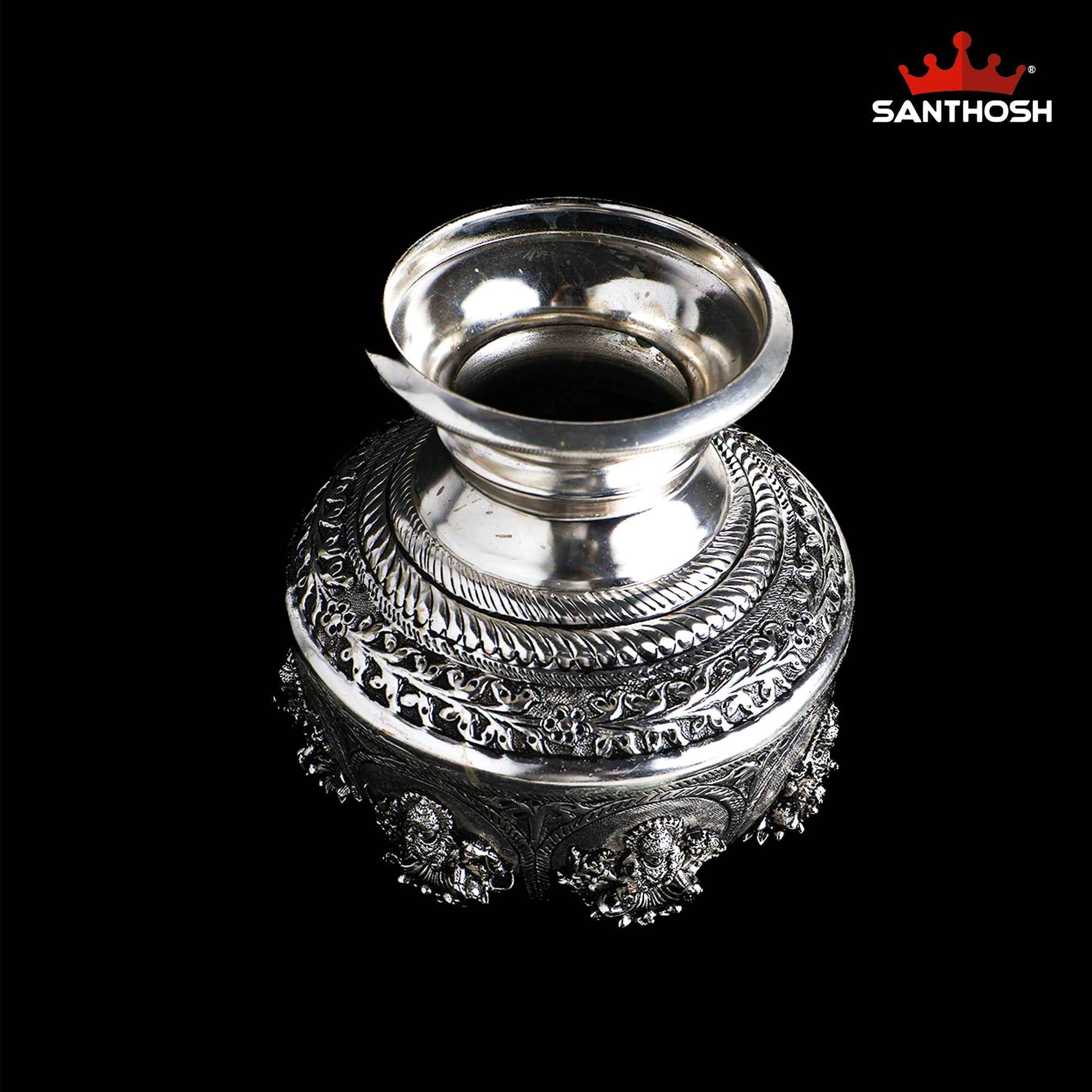 Sacred Needs Copper Ashtalakshmi Kodam SP – 8.5 Inch (21.6 cm) Height | Traditional Copper Kalash Kodam for Pooja, Temple Rituals & Spiritual Decor