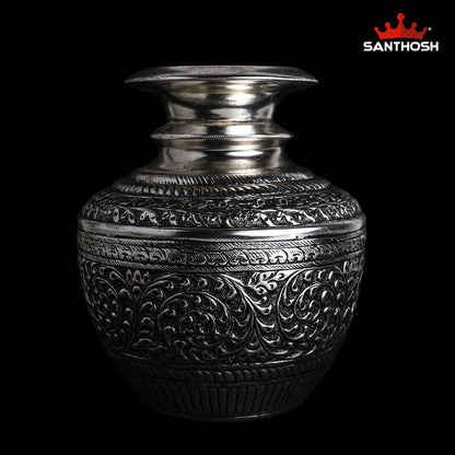 Sacred Needs Copper Fancy Kodam SP – 8.3 Inch (21.1 cm) Height | Traditional Copper Kodam Kalash Pot for Pooja, Temple Rituals & Home Decor