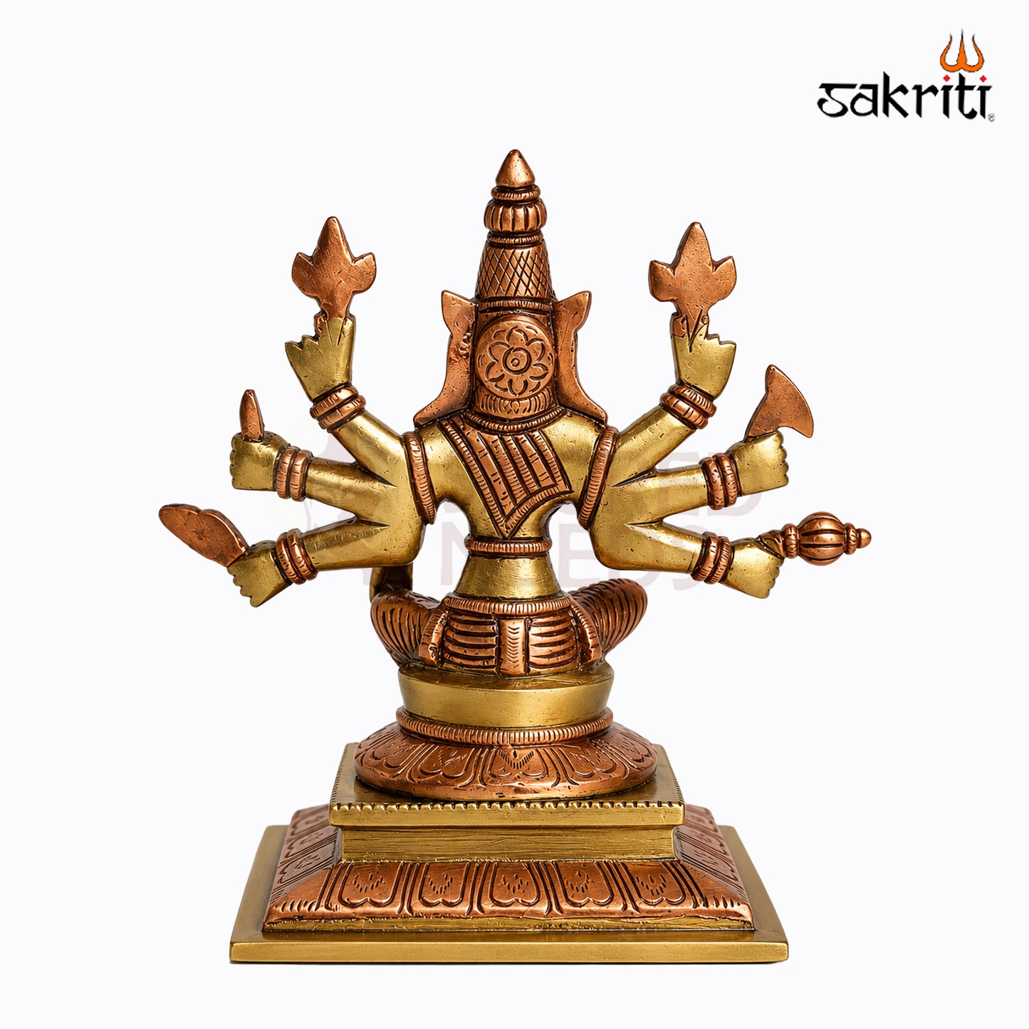 Sacred Needs Brass Varahi Idol – 6.5 Inch (16.5 cm) Height | Goddess Varahi Statue for Protection, Shakti Worship, Temple & Pooja Room Décor