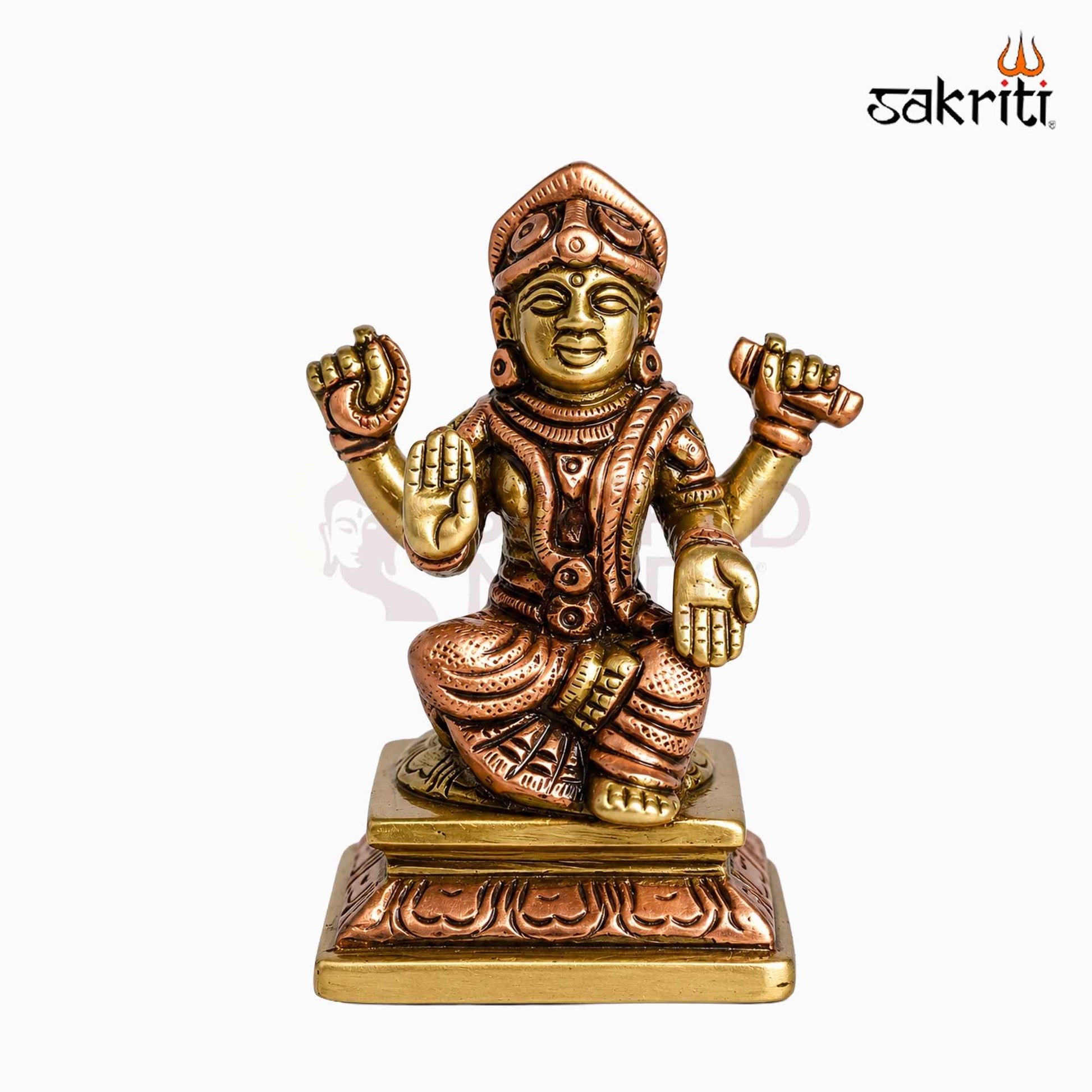 Sacred Needs Brass Balambika Idol – 3 Inch (7.6 cm) Height | Goddess Balambika Statue for Pooja Room, Temple, Home Altar & Spiritual Décor