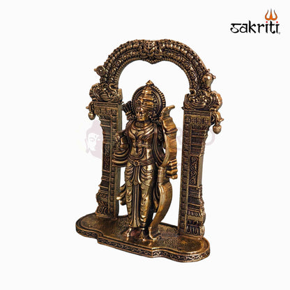 Sacred Needs Brass Dasavatharam Idol Set (10 Pieces) – 5 Inch (12.7 cm) Height | Lord Vishnu Avatars Statue Set for Pooja & Décor