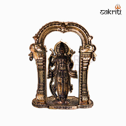 Sacred Needs Brass Dasavatharam Idol Set (10 Pieces) – 5 Inch (12.7 cm) Height | Lord Vishnu Avatars Statue Set for Pooja & Décor