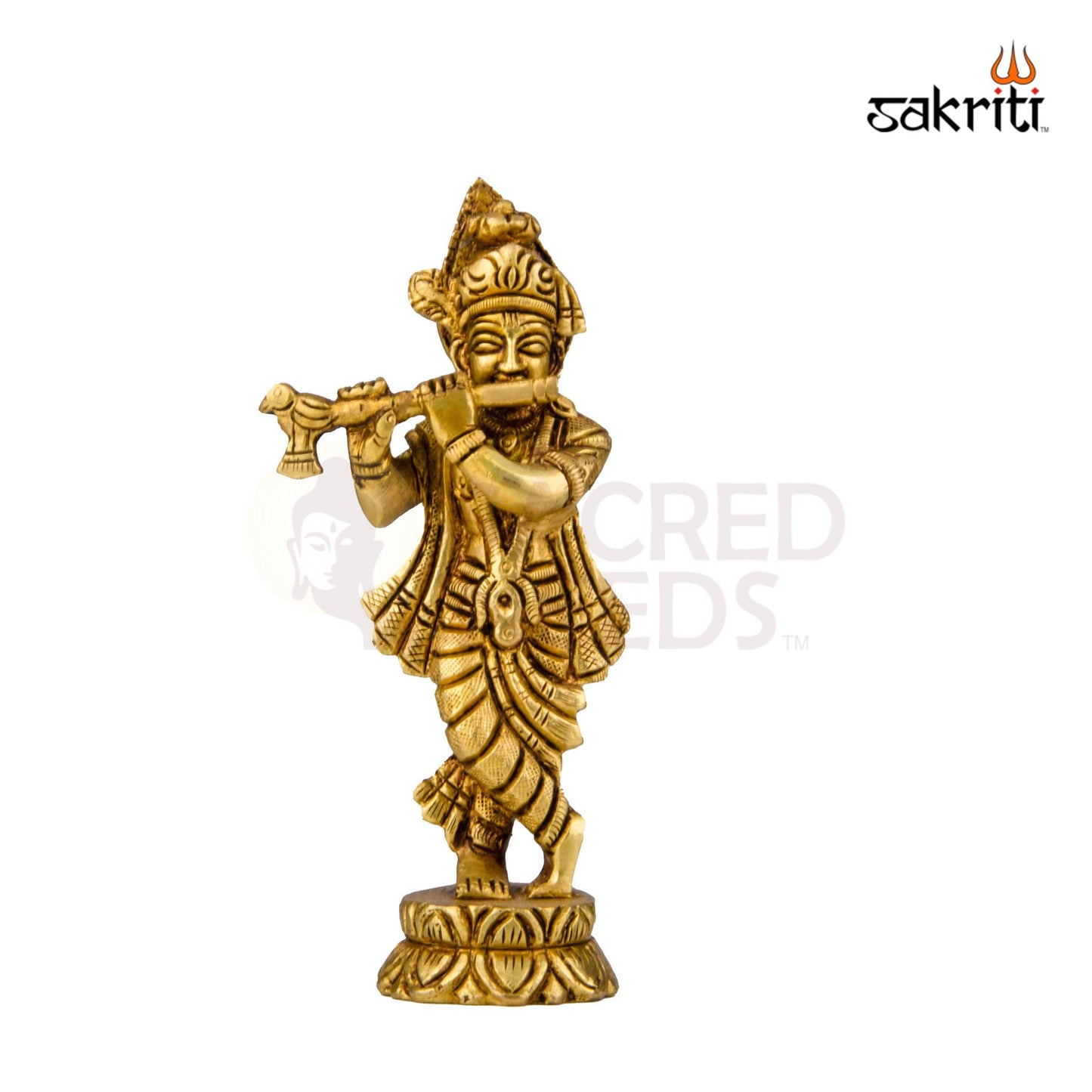 BRASS FLUTE KRISHNA