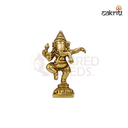 BRASS GANESHA DANCING