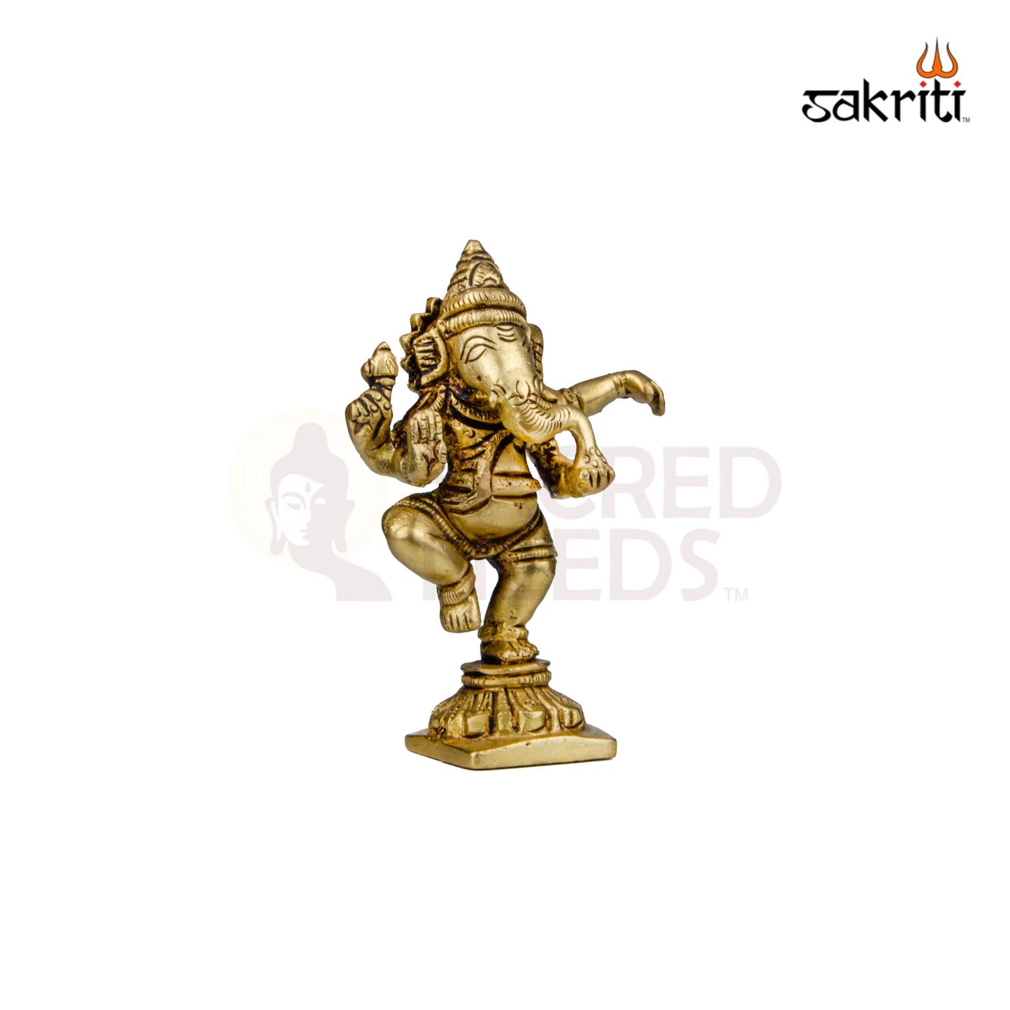 BRASS GANESHA DANCING