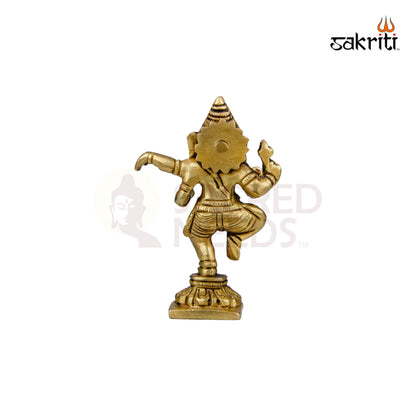 BRASS GANESHA DANCING