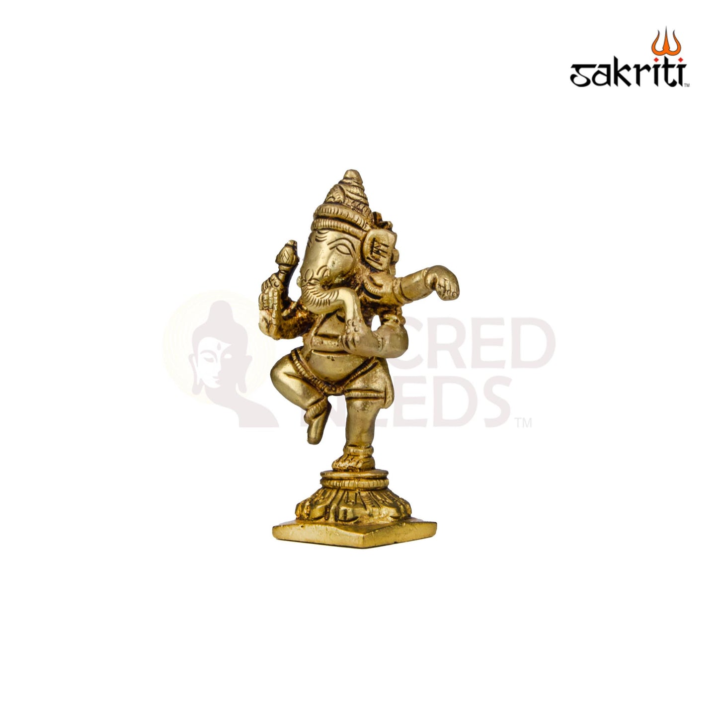 BRASS GANESHA DANCING