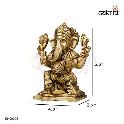 BRASS GANESHA