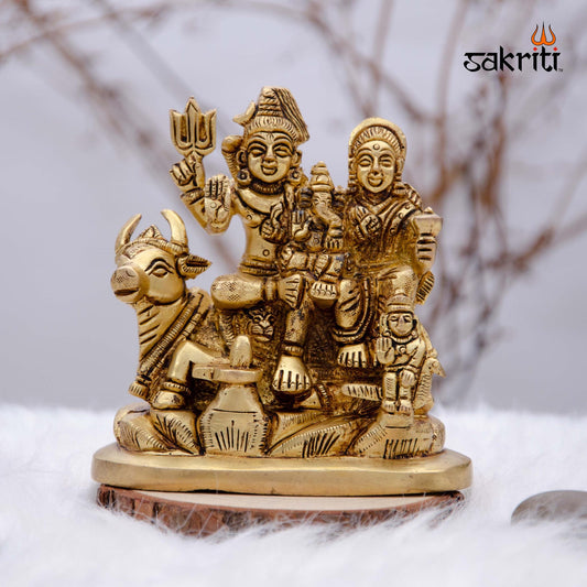 BRASS SHIVAN FAMILY