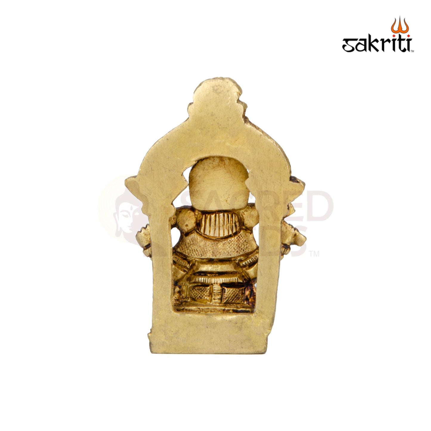 BRASS GANESHA WITH ARCH