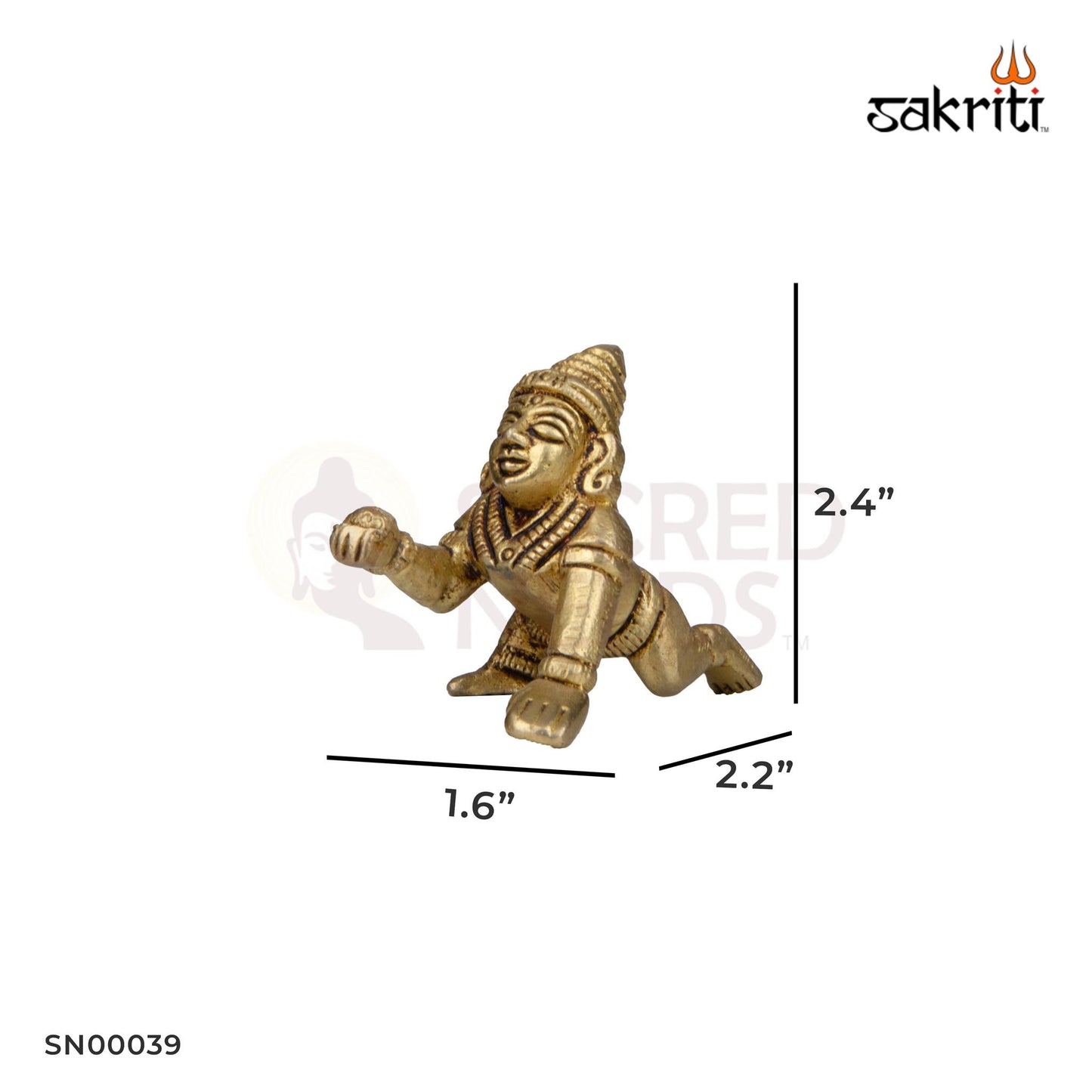 BRASS LADOO KRISHNA