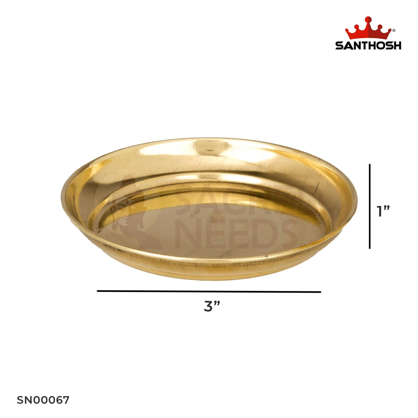 BRASS ICC HALWA PLATE