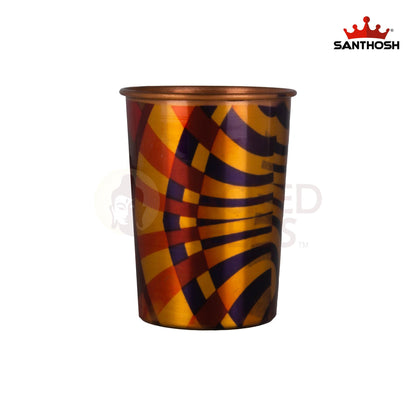 COPPER PRINTED GLASS / TUMBLER