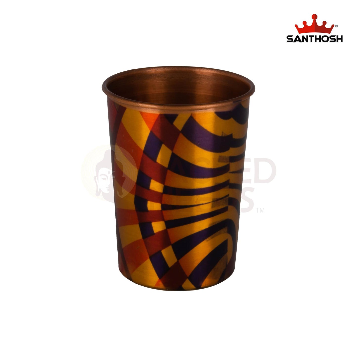 COPPER PRINTED GLASS / TUMBLER