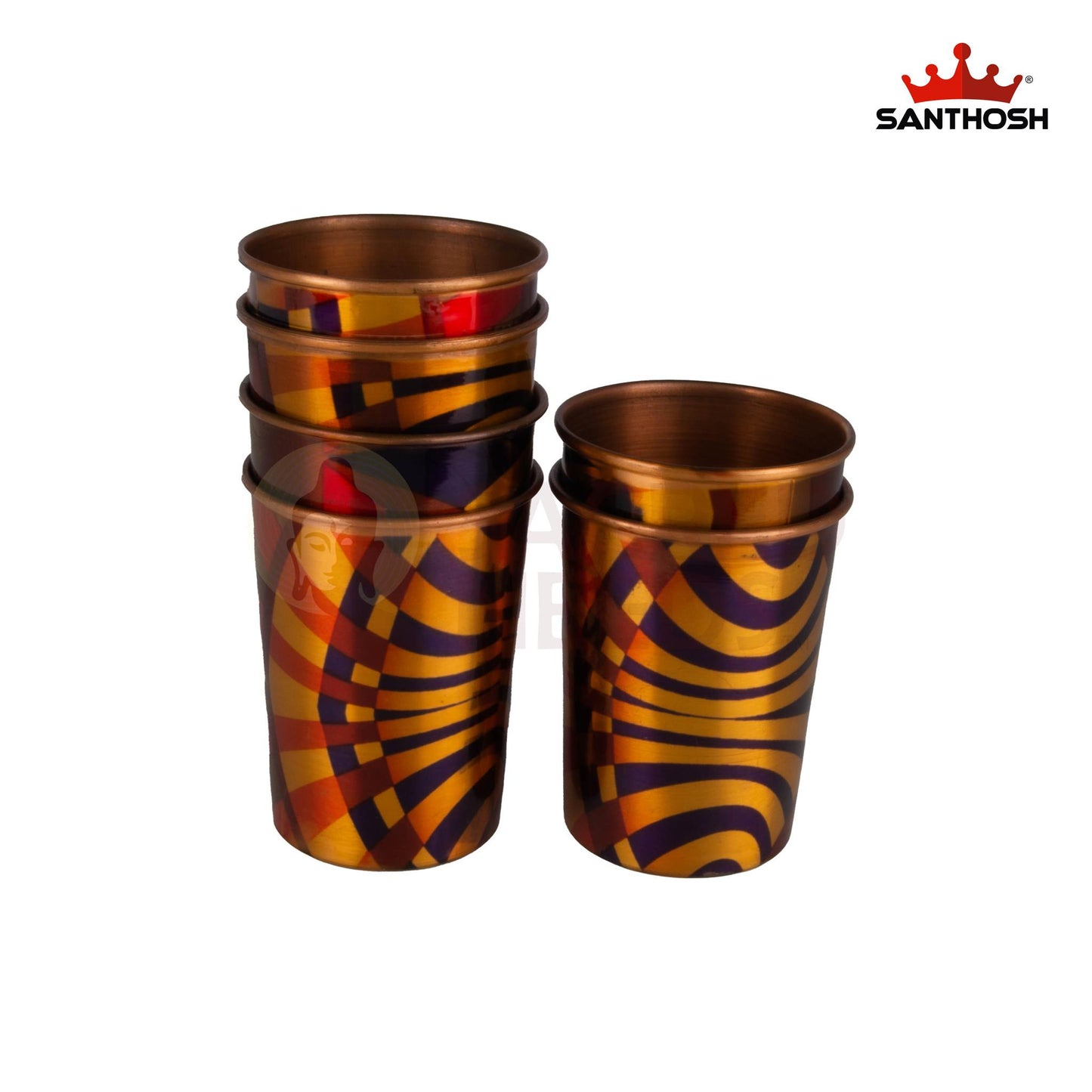 COPPER PRINTED GLASS / TUMBLER