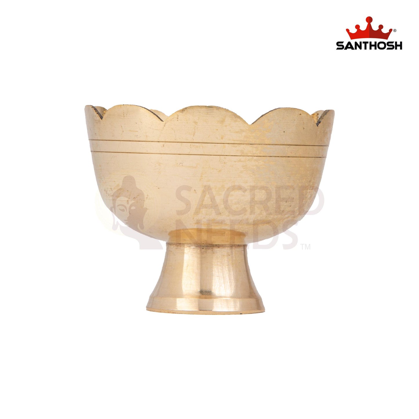 Brass Kamal Bowl – 2.6 Inch Height | Elegant Kamal Design Bowl for Wedding Favors, Return Gifts & Décor