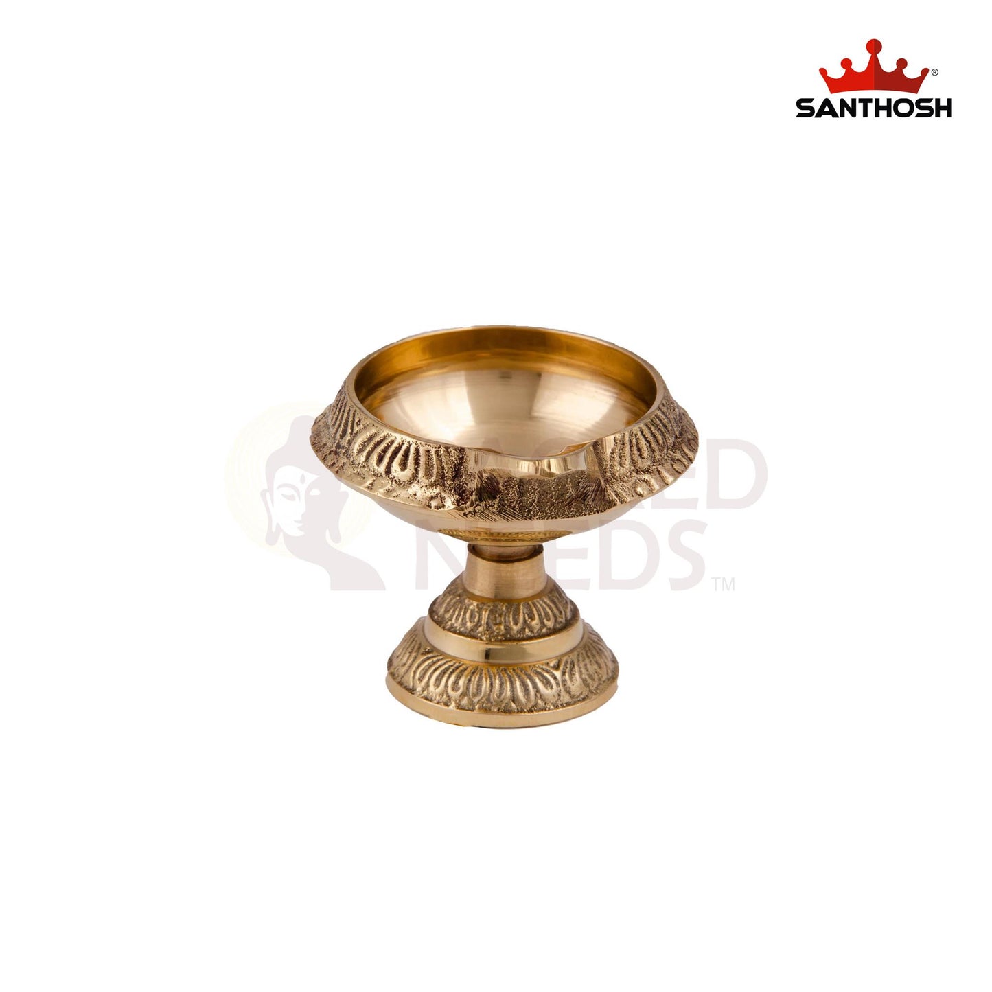 BRASS KUBER DEEPAM WITH STAND