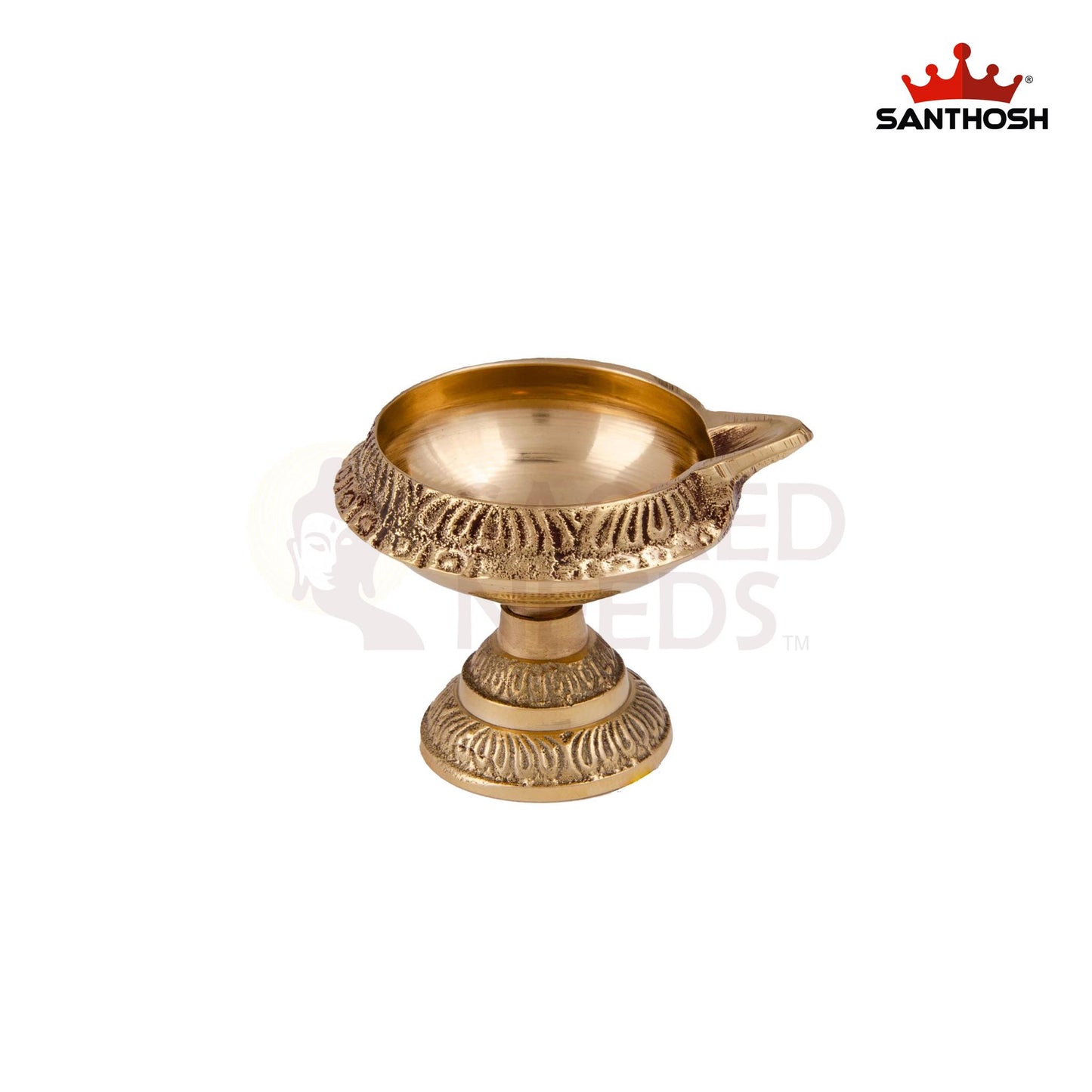 BRASS KUBER DEEPAM WITH STAND