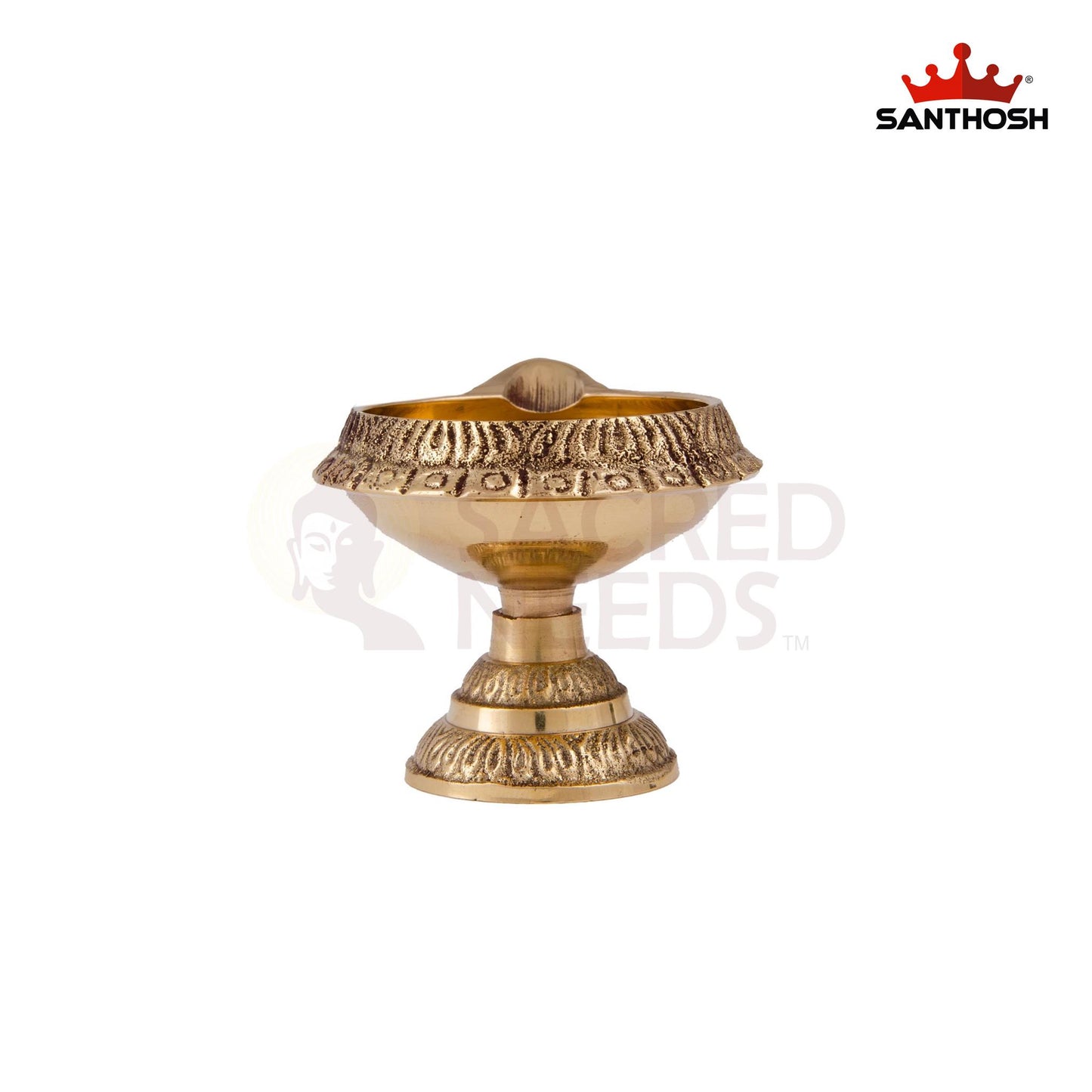 BRASS KUBER DEEPAM WITH STAND