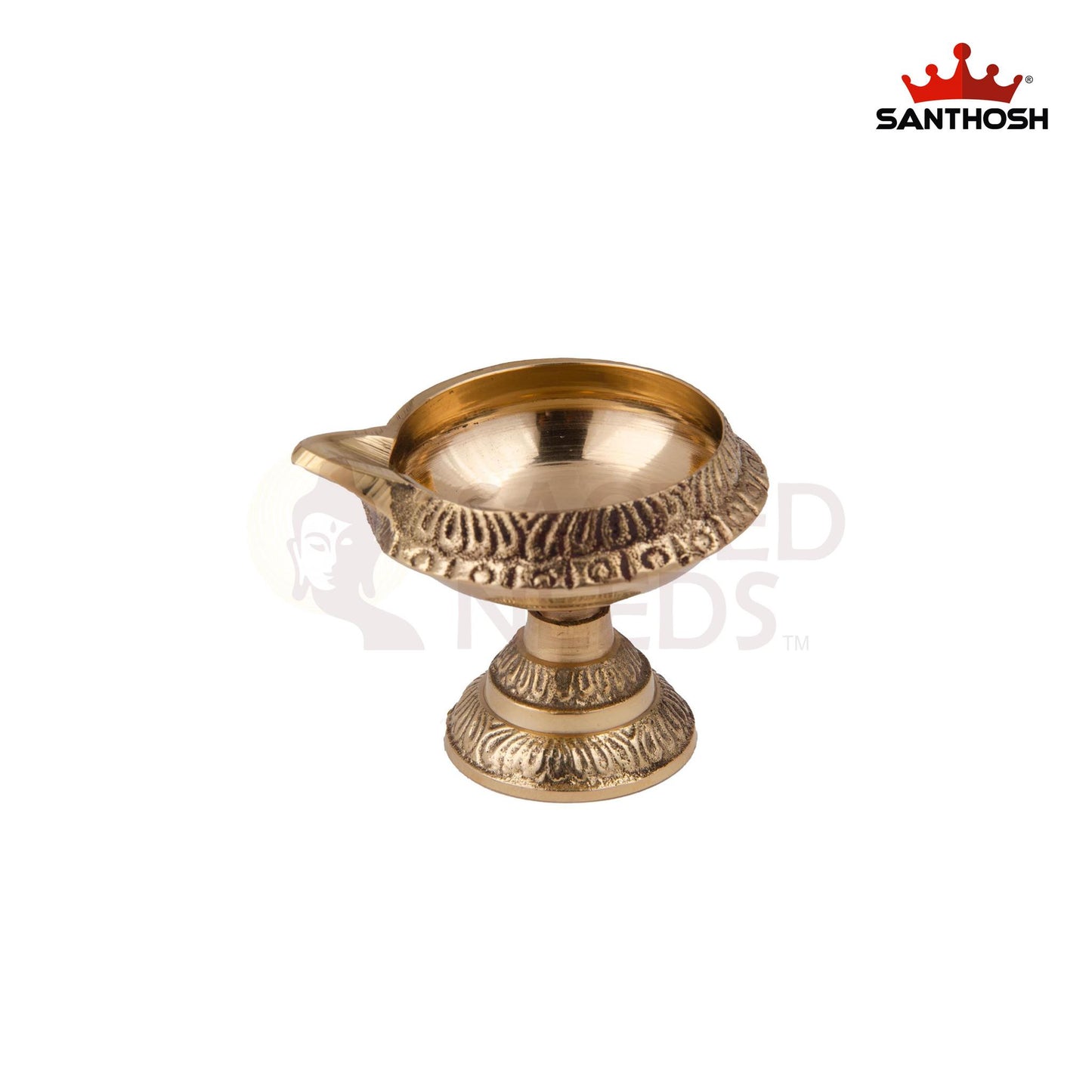 BRASS KUBER DEEPAM WITH STAND