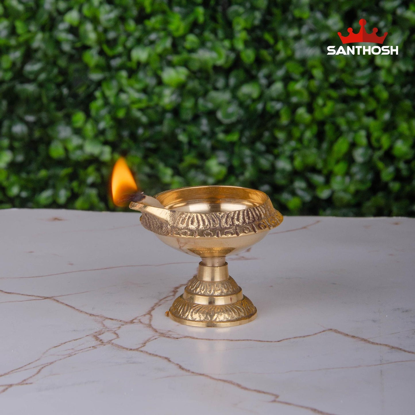 BRASS KUBER DEEPAM WITH STAND