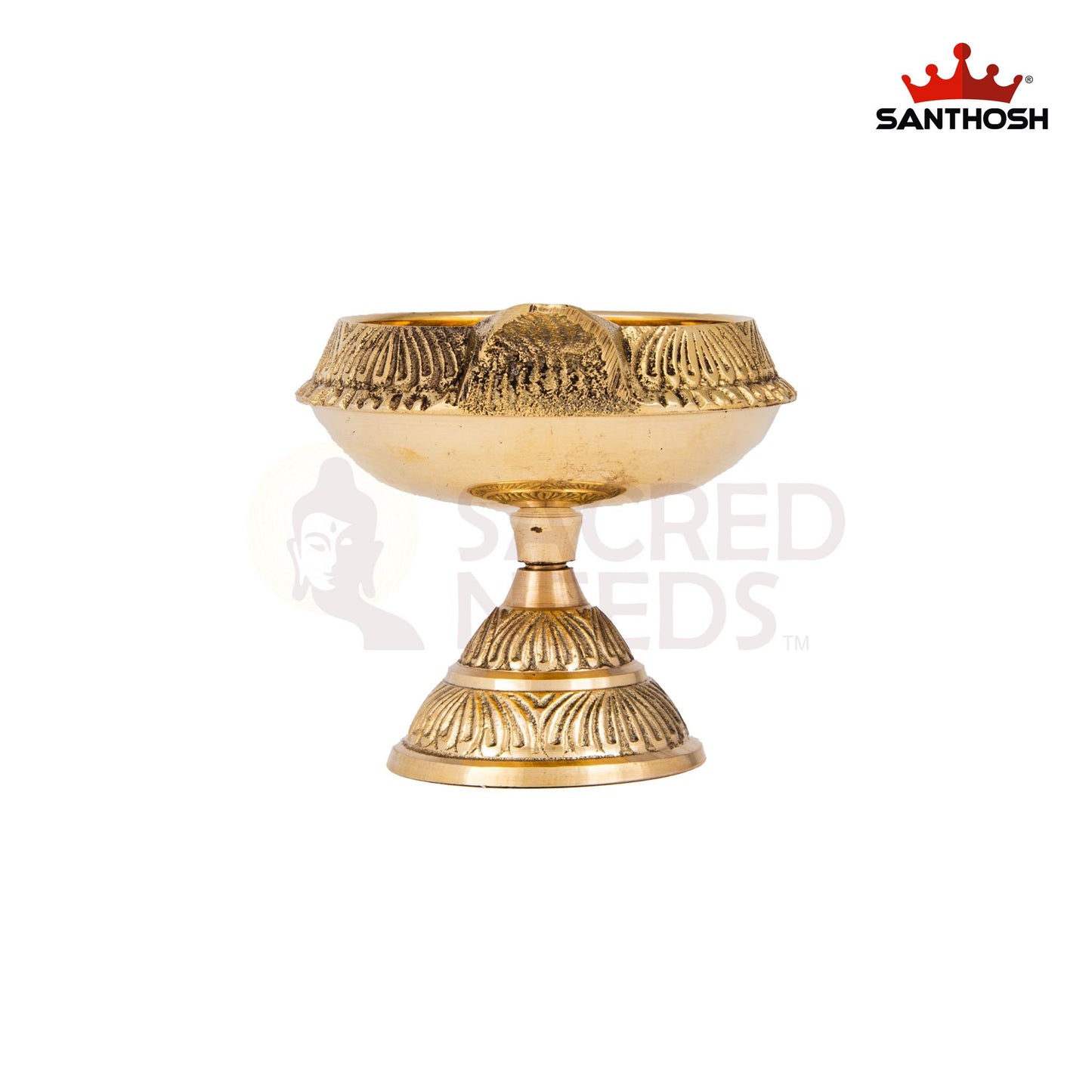 BRASS KUBER DEEPAM WITH STAND