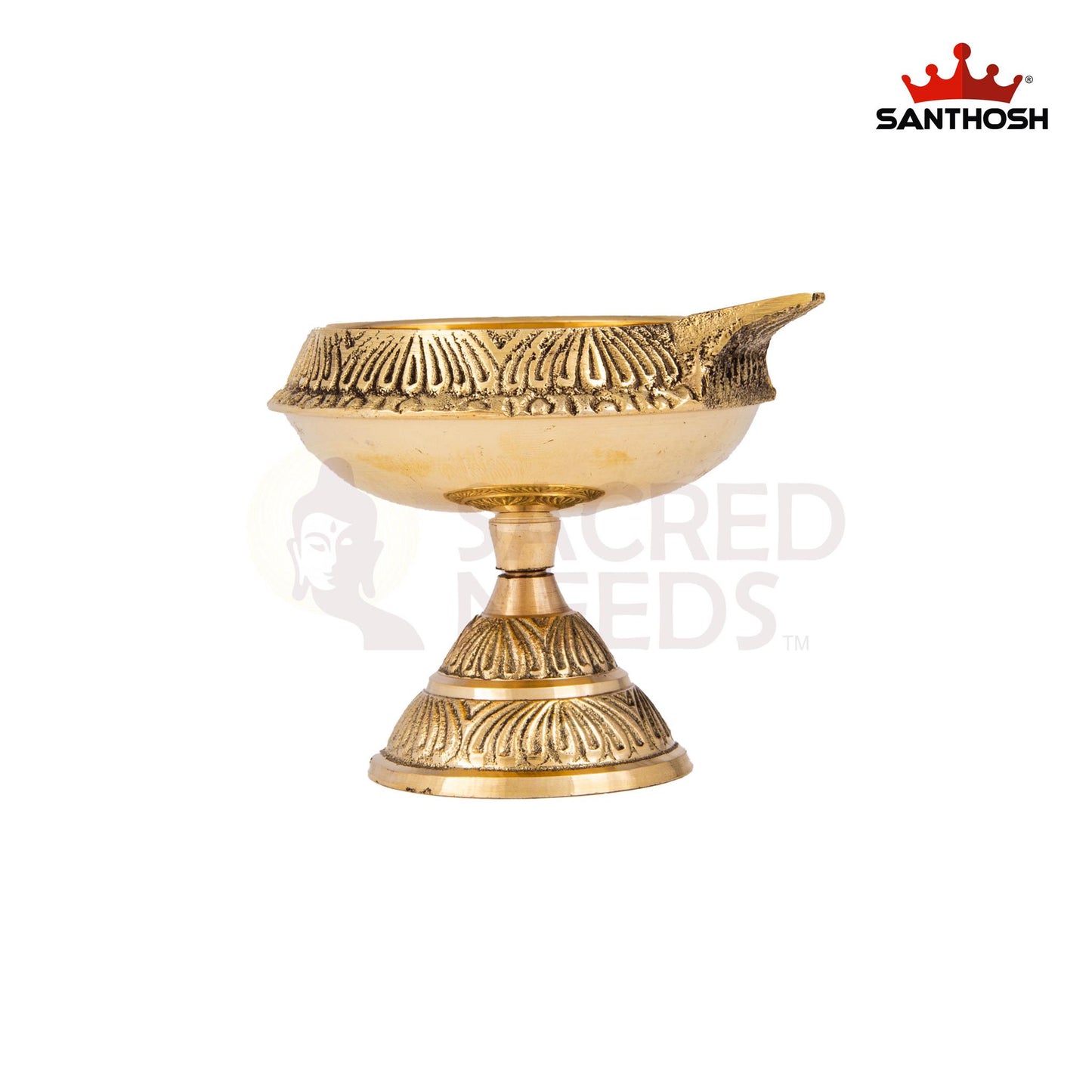 BRASS KUBER DEEPAM WITH STAND