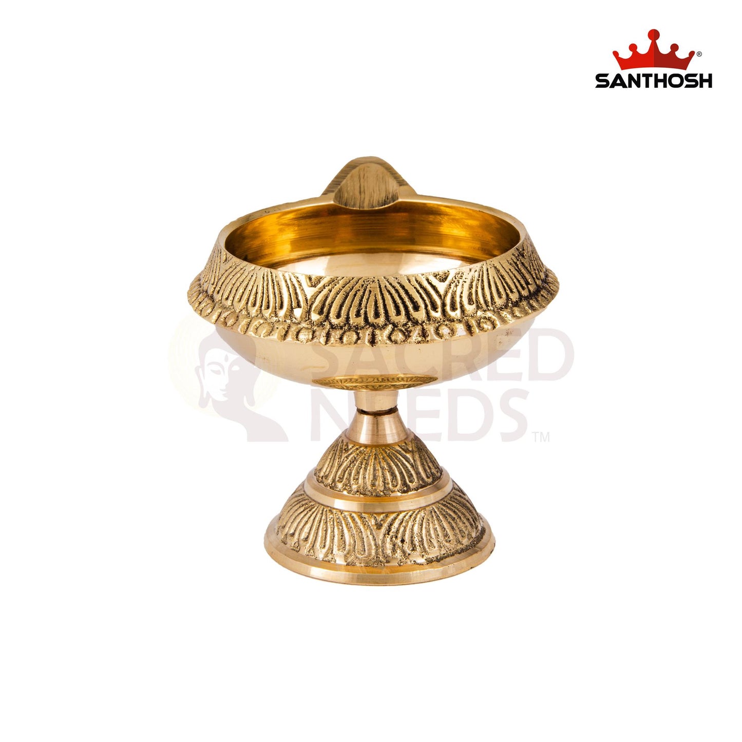 BRASS KUBER DEEPAM WITH STAND