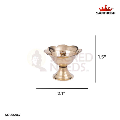 BRASS LOTUS DEEPAM