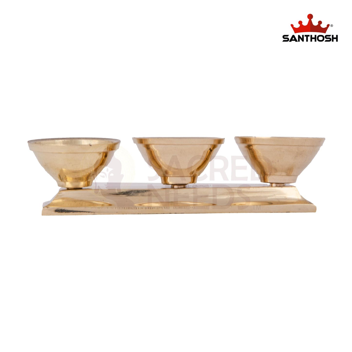 BRASS POWDER BOWL STAND 3KULI