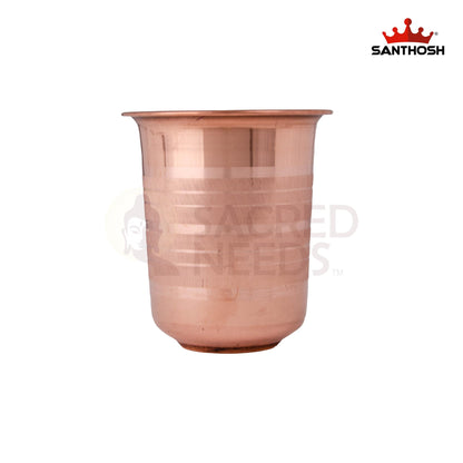 COPPER U SHAPED GLASS/TUMBLER