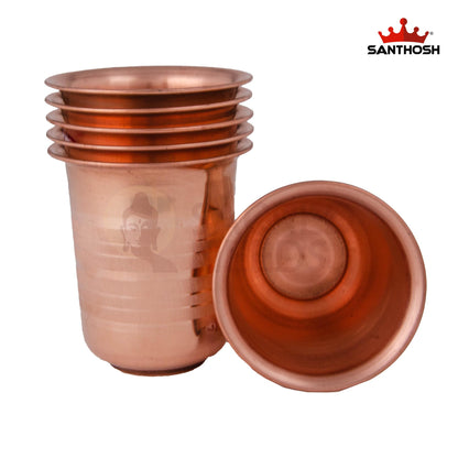 COPPER U SHAPED GLASS/TUMBLER