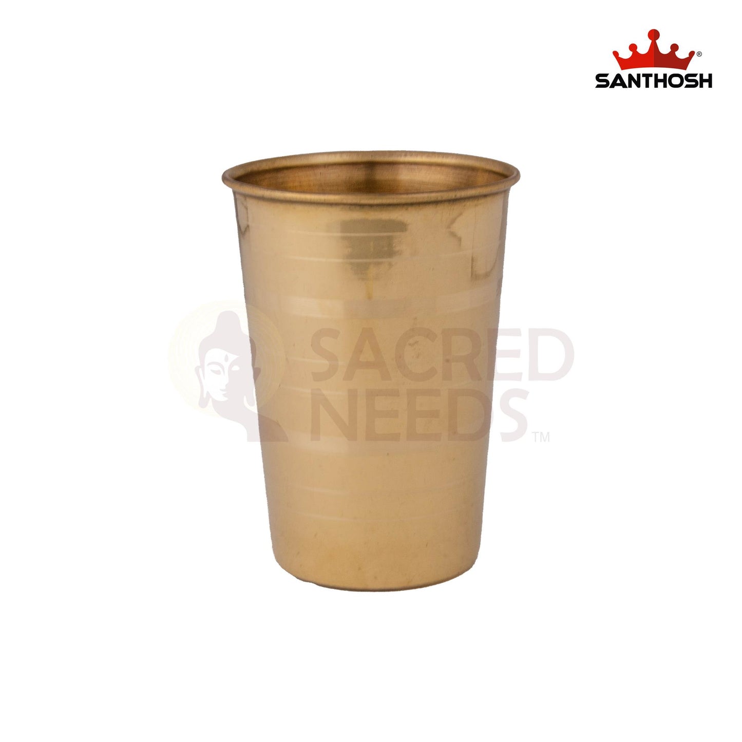 BRASS ICC V SHAPED GLASS/TUMBLER