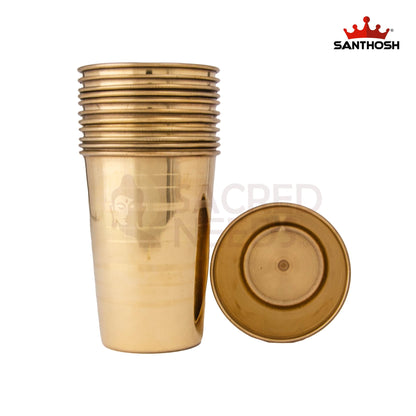 BRASS ICC V SHAPED GLASS/TUMBLER