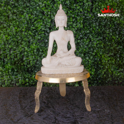 Brass Mukkali – 2 Inch Height | Heavy Brass Mukkali Stand for God Statues, Lamps or Ritual Use