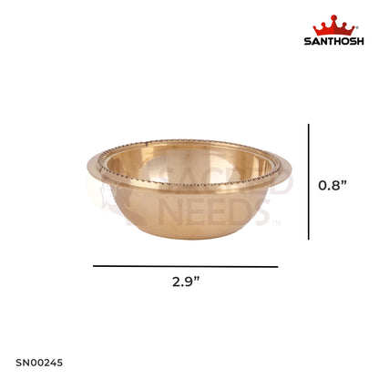 BRASS DOTTED BOWL