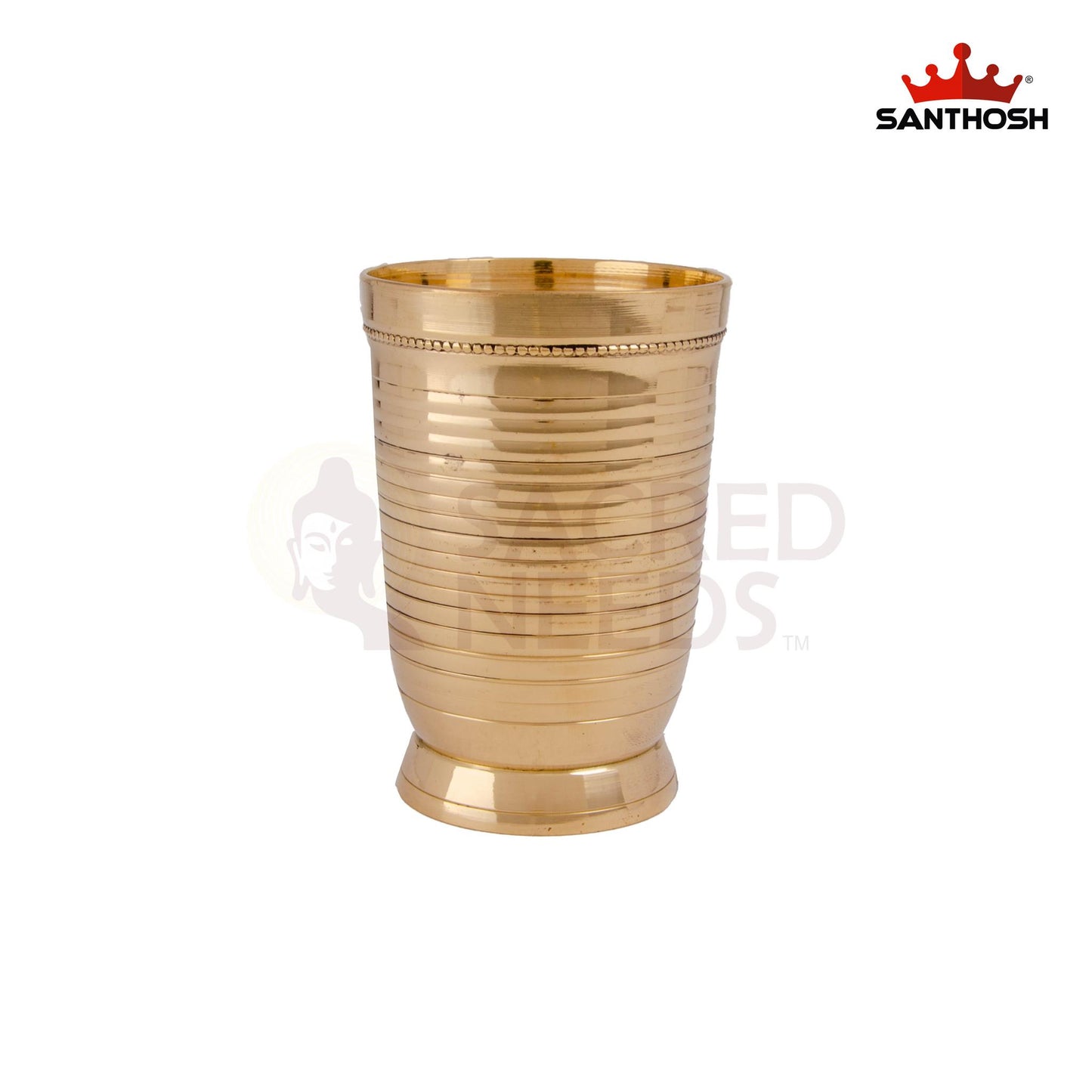 BRASS PADAM RING GLASS/TUMBLER