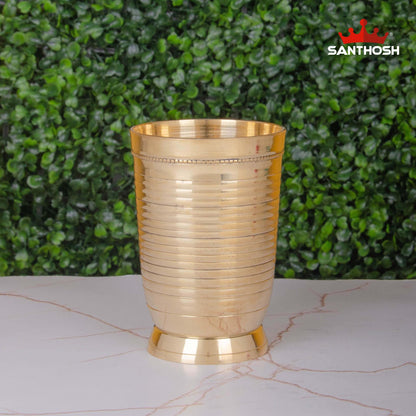 BRASS PADAM RING GLASS/TUMBLER