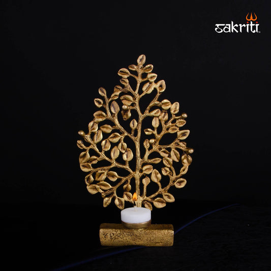 BRASS TREE WITH HOLDER