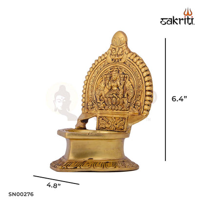 BRASS LAKSHMI AMMAN VILAKKU