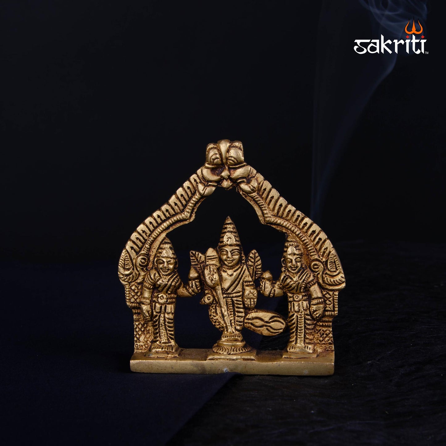 BRASS MURUGAN VALLI DEIVANAI SET