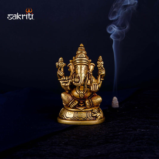 BRASS GANESHA