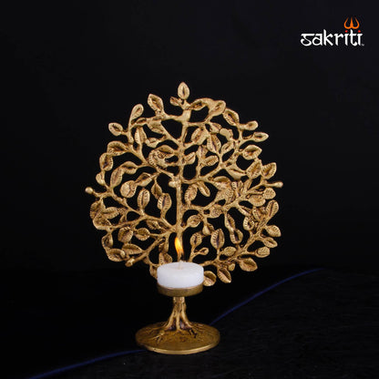 BRASS TREE WITH HOLDER