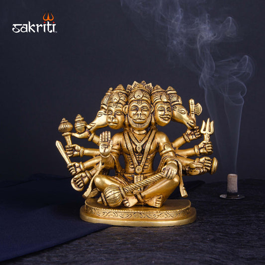 BRASS 5MUKH HANUMAN