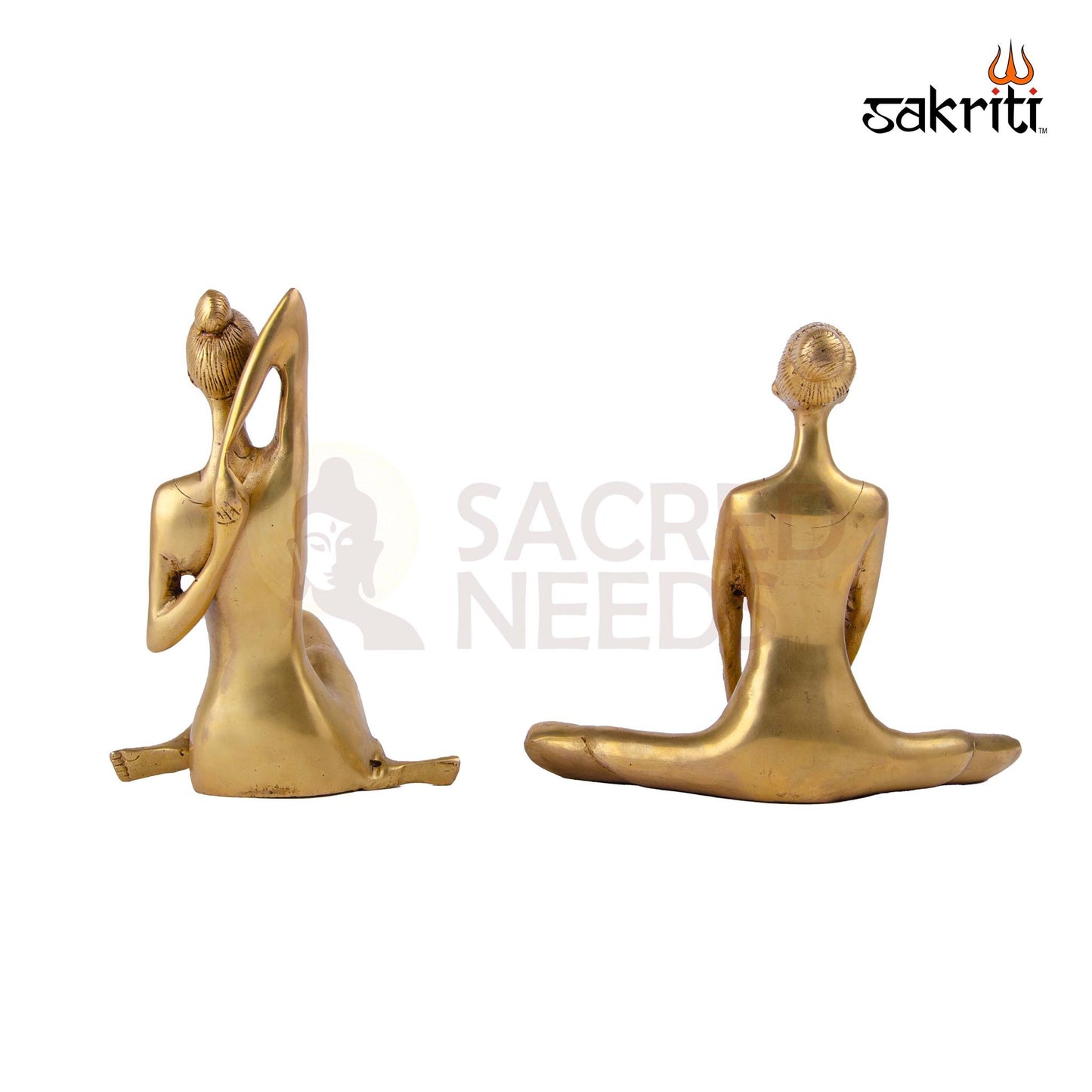 BRASS YOGA LADY (4PCS SET)