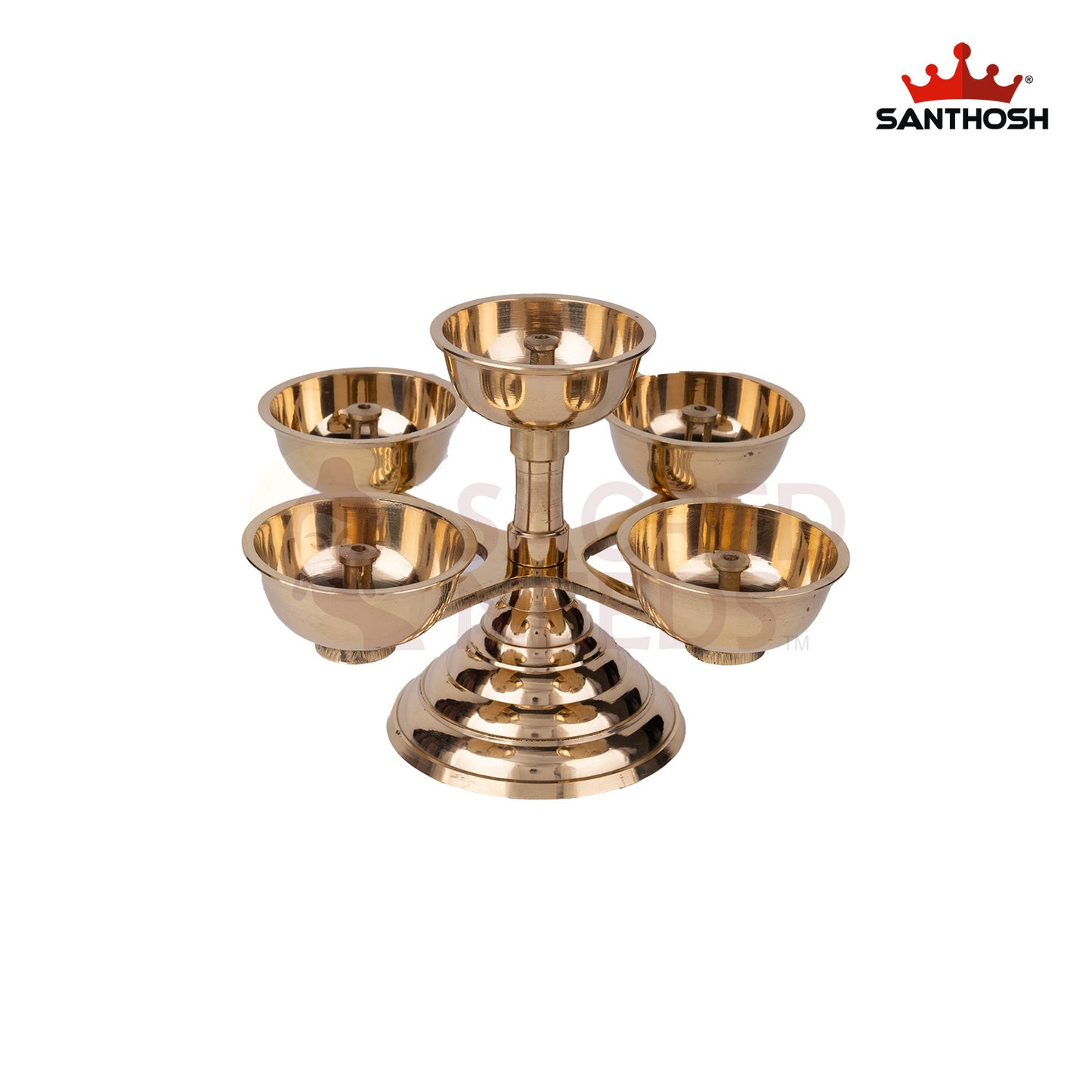 BRASS PANCH PYALI DEEPAM