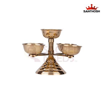 BRASS PANCH PYALI DEEPAM